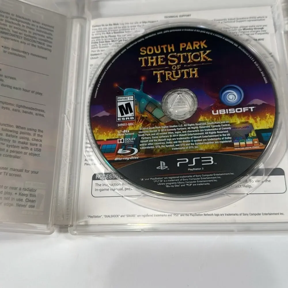South Park The Stick of Truth No Insert/Manual PS3 Sony USED - Picture 3 of 3